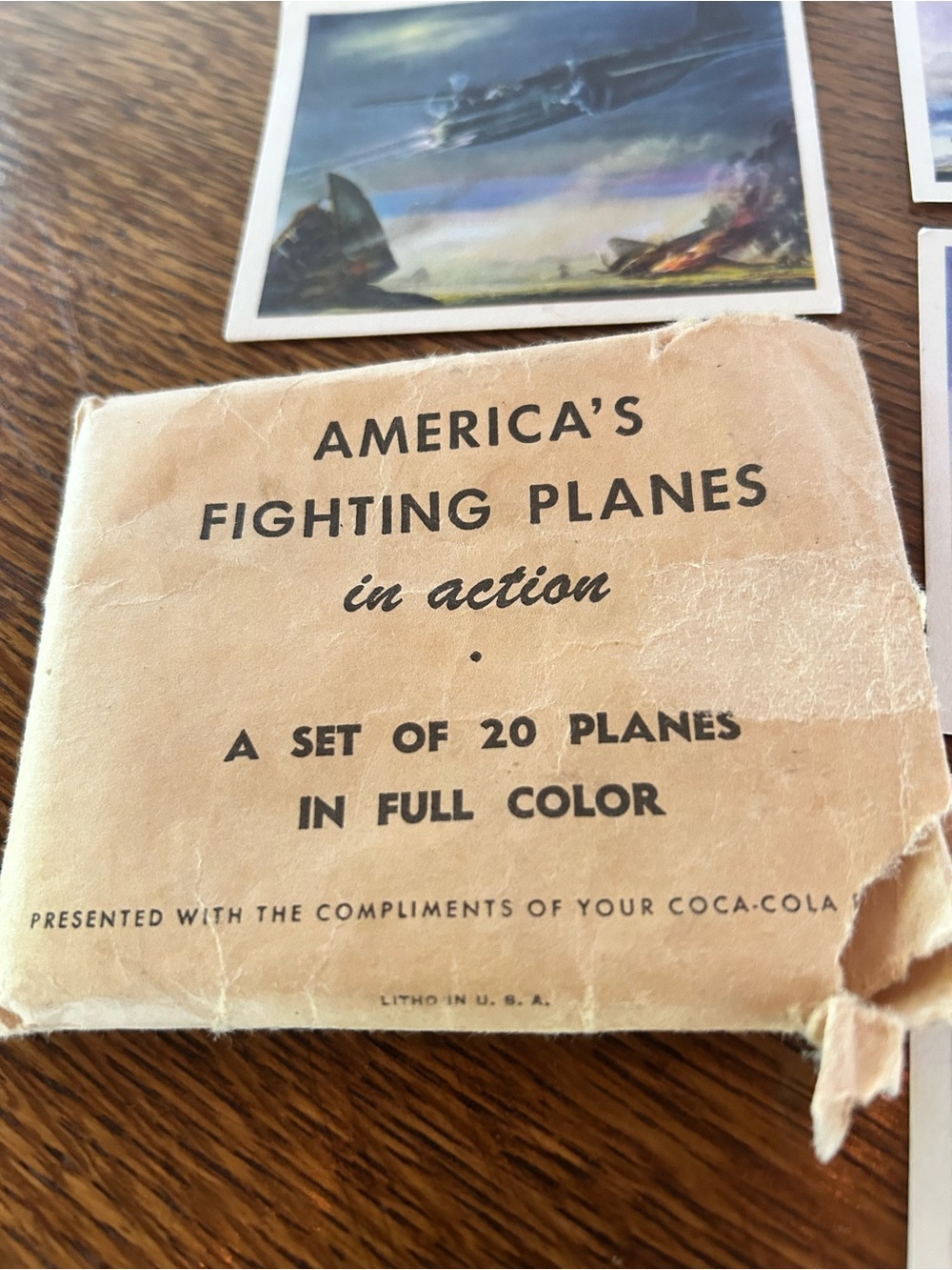 1942 militaria World War Il promotional mailer packet by Coca Cola